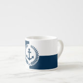 テーマ航海のデザイン エスプレッソカップ (正面右)