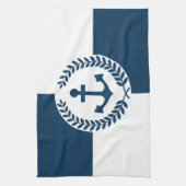 テーマ航海のデザイン キッチンタオル (縦)