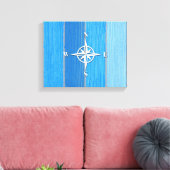 テーマ航海のデザイン キャンバスプリント (インサイチュ (リビング))