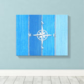 テーマ航海のデザイン キャンバスプリント (インサイチュ (ウッドフロア))