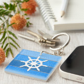 テーマ航海のデザイン キーホルダー (正面右)