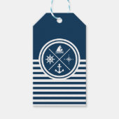 テーマ航海のデザイン ギフトタグ (正面)