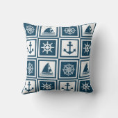 テーマ航海のデザイン クッション (裏面)