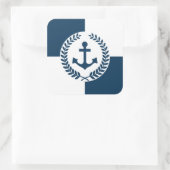 テーマ航海のデザイン スクエアシール (バッグ)