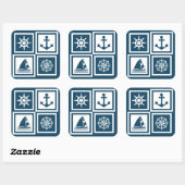 テーマ航海のデザイン スクエアシール (シート)