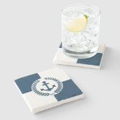 テーマ航海のデザイン ストーンコースター (横)