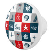 テーマ航海のデザイン セラミックノブ (右)