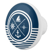 テーマ航海のデザイン セラミックノブ (右)