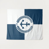 テーマ航海のデザイン タペストリー (正面(横))