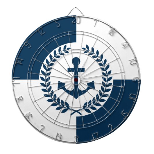 テーマ航海のデザイン ダーツボード (正面)