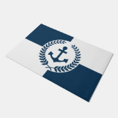 テーマ航海のデザイン ドアマット (アングル)