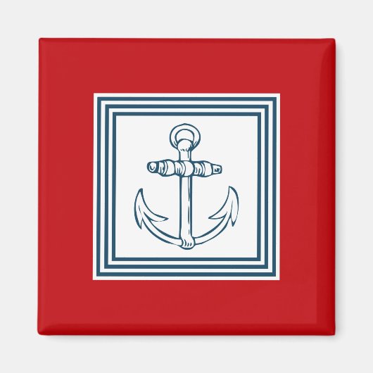 テーマ航海のデザイン マグネット (正面)