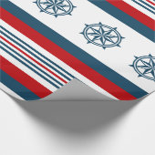 テーマ航海のデザイン ラッピングペーパー (角)