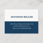 テーマ航海のデザイン 名刺 (裏面)