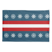 テーマ航海のデザイン 枕カバー (裏面)