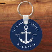 テーマ航海のファミリー懇親会いかり キーホルダー (正面)