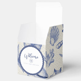 テーマ航海のブルーシーシェル フェイバーボックス