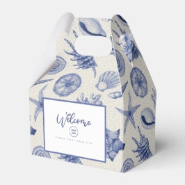 テーマ航海のブルーシーシェル フェイバーボックス