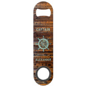 テーマ航海のブロンズのキャプテンホイール スピード栓抜き (正面)