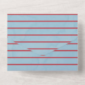 テーマ航海のボーイ赤ちゃんシャワー オールインワン招待状 (裏面)