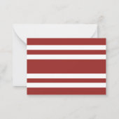 テーマ航海のライトハウス名パーソナライズされた ノートカード (裏面)