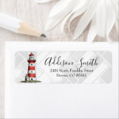 テーマ航海のライトハウス差出人住所ラベル ラベル (インサイチュ)