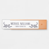 テーマ航海のロープ装飾 サインプレート (正面)