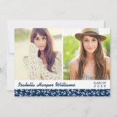 テーマ航海の別卒業パーティー2枚Grad 招待状 (正面)