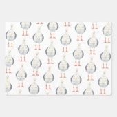 テーマ航海の帆船 ラッピングペーパーシート (正面)