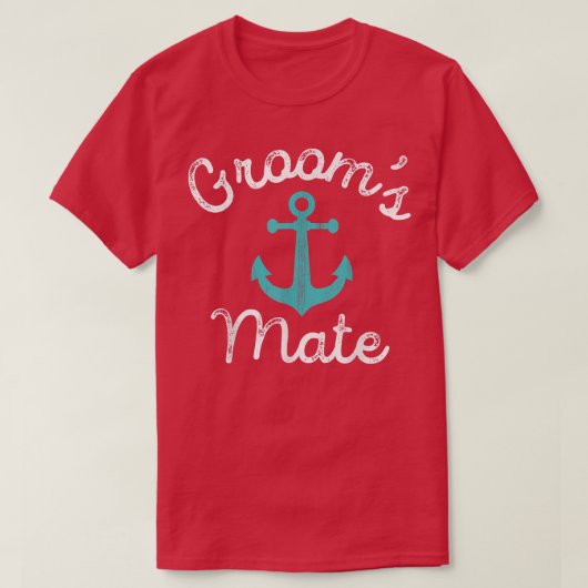 テーマ航海の結婚式の引き出物groomsmenギフトルーム tシャツ (デザイン正面)