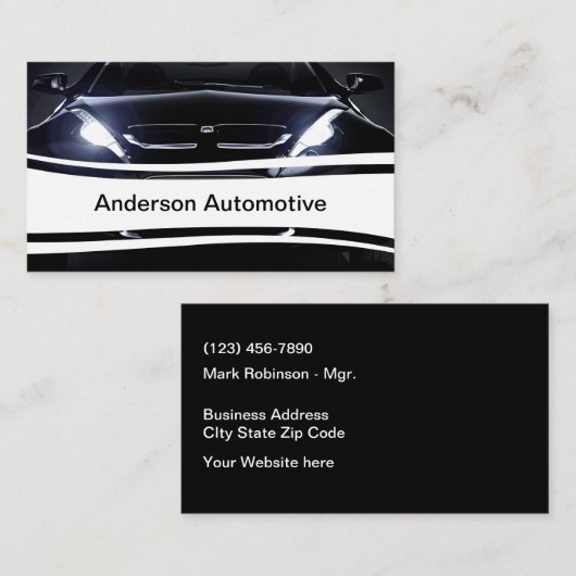 テーマ車の別名クール刺 名刺 (正面/裏面)