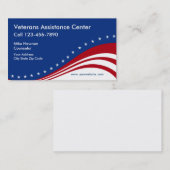 テーマ退役軍人 名刺 (正面/裏面)