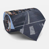 テーマ都市忙しいCitの歩行者の使用横断歩道 ネクタイ (ロール)