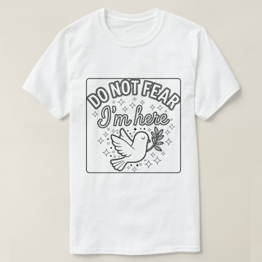 テーマ鳩ギフトアイデア Tシャツ (デザイン正面)