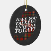 テーマEnneagram 5のクリスマス セラミックオーナメント (右)