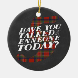 テーマEnneagram 5のクリスマス セラミックオーナメント