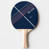 テーモダンパーソナライズされたブル選手の名前 卓球ラケット (正面)