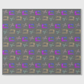 テーラエレガントーカラフルの裁縫用はさみ ラッピングペーパー (フラット)