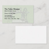 テーラーおよび裁縫婦 名刺 (正面/裏面)