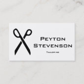 テーラーまたは服飾メーカー 予約カード (正面)