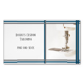 テーラーカスタム裁縫ショップ&リフォーム マグネット名刺 (正面)