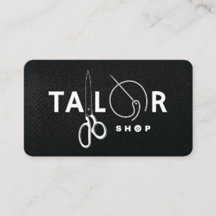 テーラーショップ 衣料工具 名刺