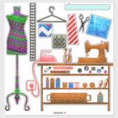 テーラーステッカーセット シール (シート)