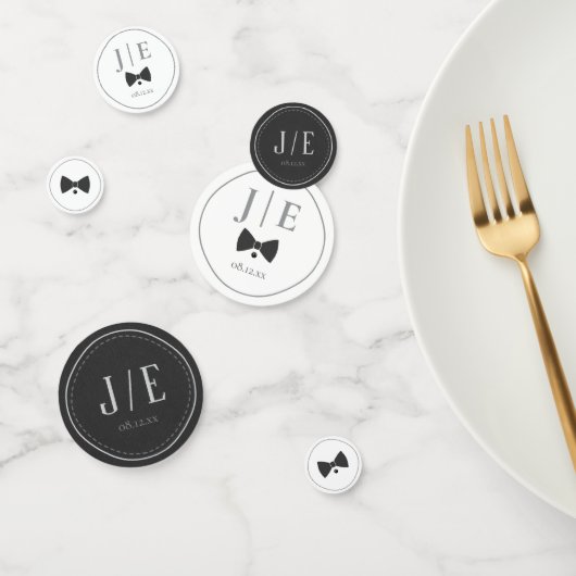 テーラードブラックボウタイ結婚のID1090 コンフェッティ (グループ)