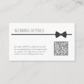 テーラードブラック結婚タイのウェブサイトID1090 エンクロージャーカード (正面)