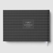 テーラードブラック結婚&ホワイトのID1090 ゲストブック (裏面)