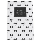 テーラードボウタイ&ボタンパターンID1090 ミディアムペーパーバッグ (正面)