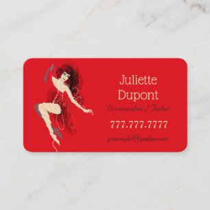 テーラードレススタイリッシュメーカーランジェリーサロン 名刺