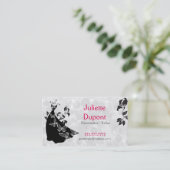 テーラードレスタイリッシュスメーカーテーラーサロン 名刺 (スタンド正面)