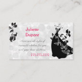 テーラードレスタイリッシュスメーカーテーラーサロン 名刺 (裏面)